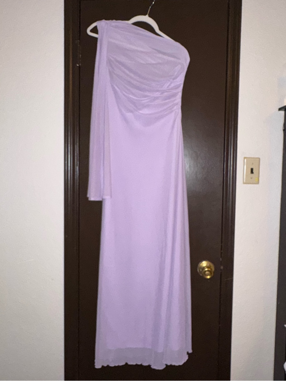SHEIN One-Shoulder Lavender Formal Gown